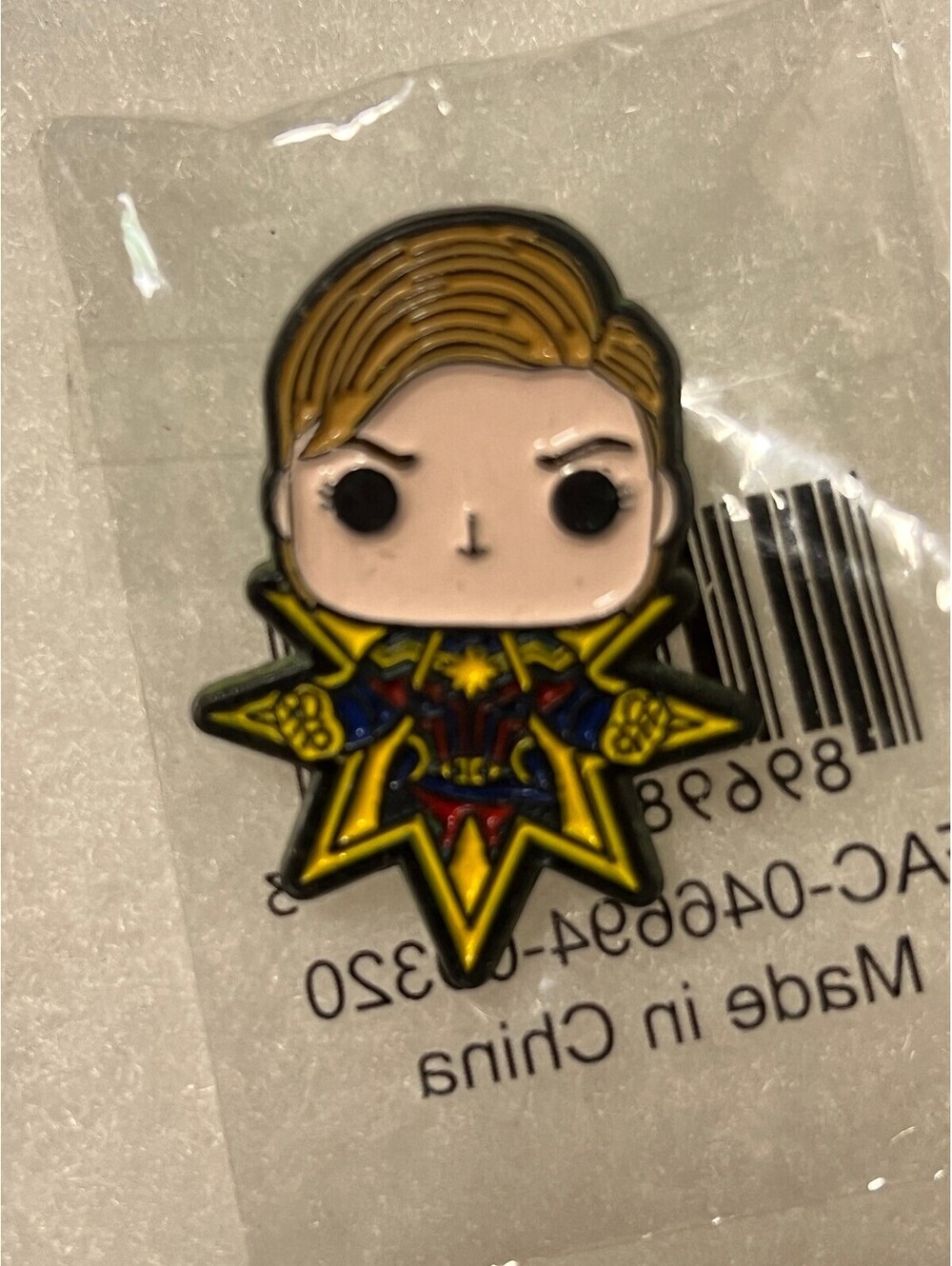 Marvel Collector Corps Funko Captain Marvel Pin 2020 NEW